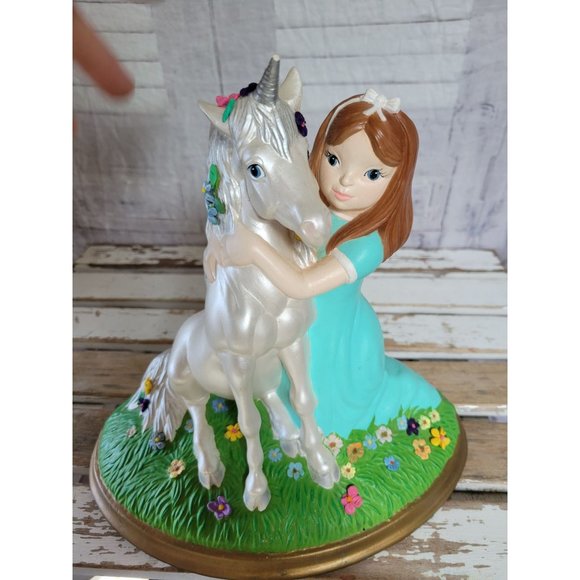 Ceramic unicorn girl bedroom decor horse home nursery - Picture 6 of 8